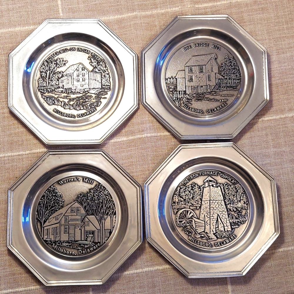 Milton Pewter Historic Plates‎